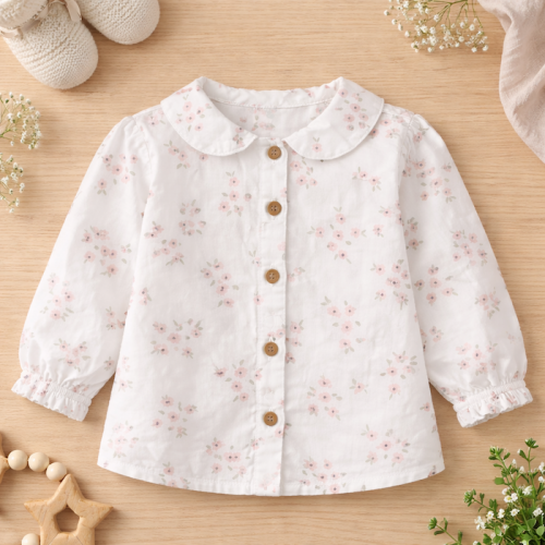 Βρεφικό Πουκάμισο Girl florar shirt